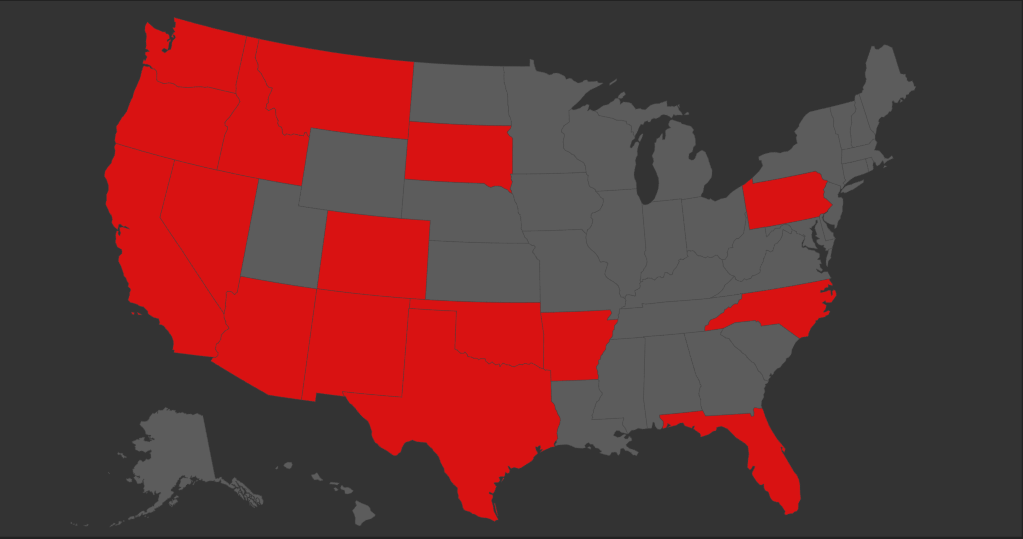 Licensed In These States